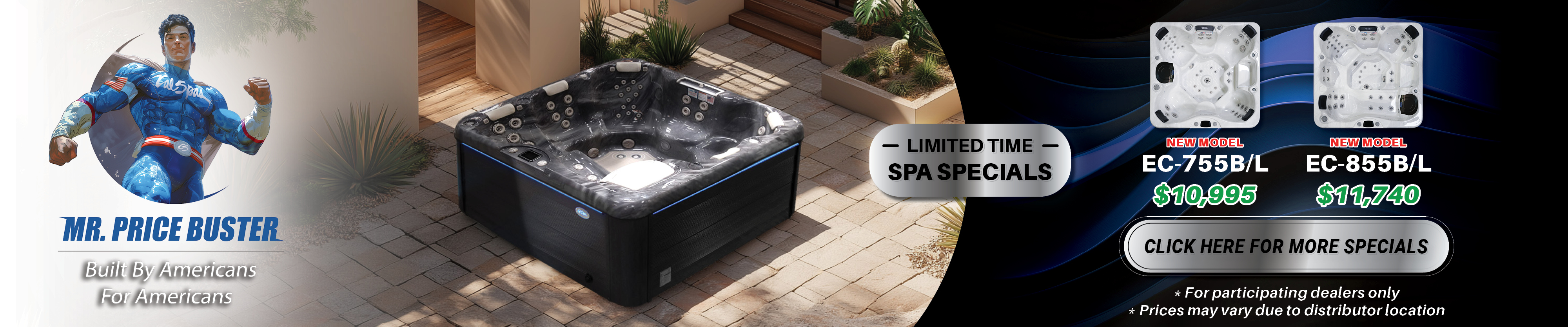 Calspas hot tub being used in a family setting - Cicero